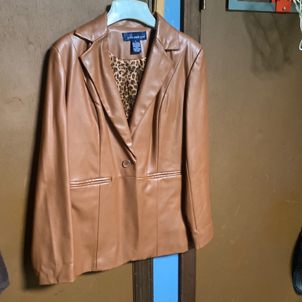 Susan Graver leather jacket